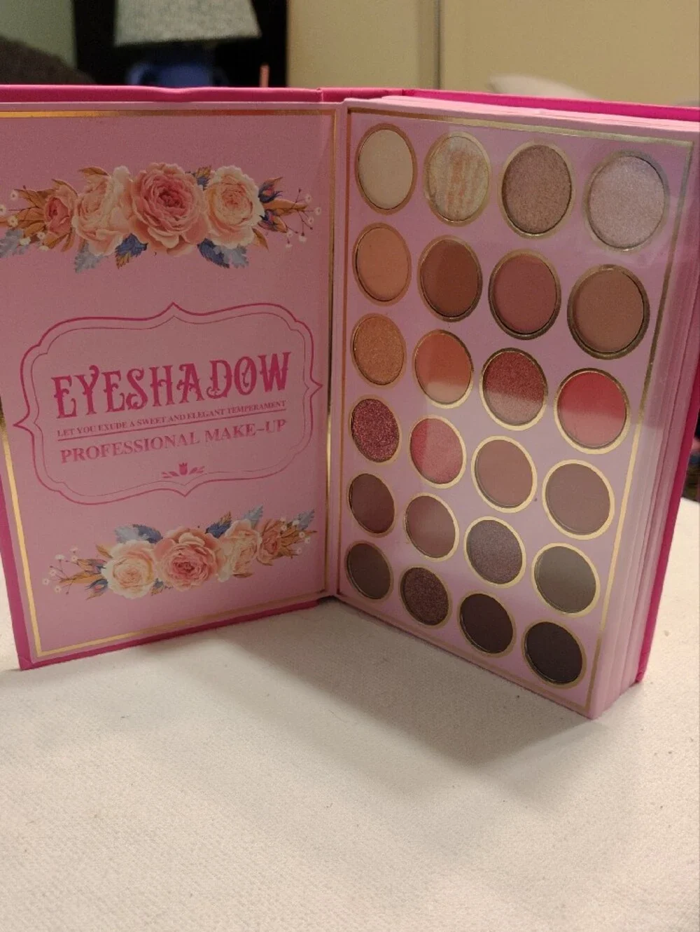 Girabella Pink Frida Kahlo 5-in-1 Makeup Kit Book